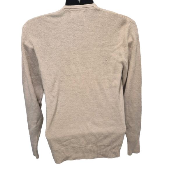 Vintage Brentwood Sportswear Tan Cardigan Mr Rogers Mens M Pockets Button Up - Picture 3 of 5